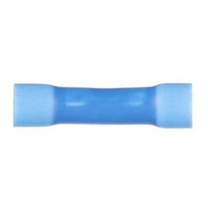 ESV14BX-L Butt Connector, Vinyl Insulated, 16 - 14 AWG, Blue, Pack of 50