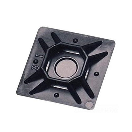 BMP-1000-9-C Cable Tie Mounting Pad, 1 x 1", Natural, 100/Bag