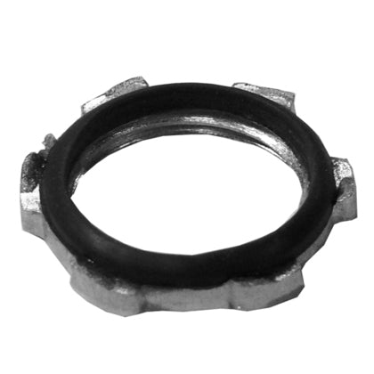 LS-1000 Locknut, Type Bonded With Gasket, Size 4", Raintight, Steel/Zinc