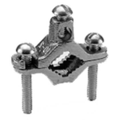 C11D Ground Clamp, Cable to Water Pipe, 10 to 2 AWG, Cast Bronze
