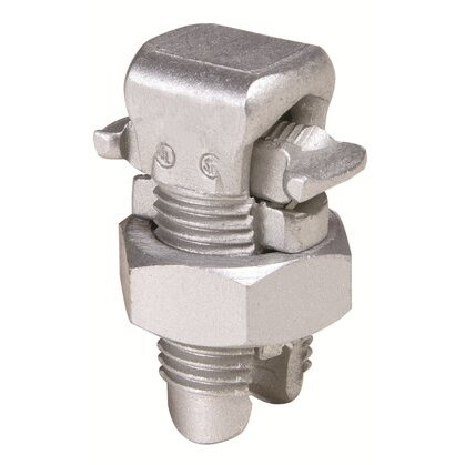 KSA350 Split Bolt, Aluminum, Run: 1/0 AWG to 350 MCM, Tap: 4 AWG to 350 MCM