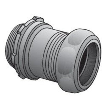 7100ST EMT Compression Connector, 1" Diameter,  Insulated, Steel/Zinc