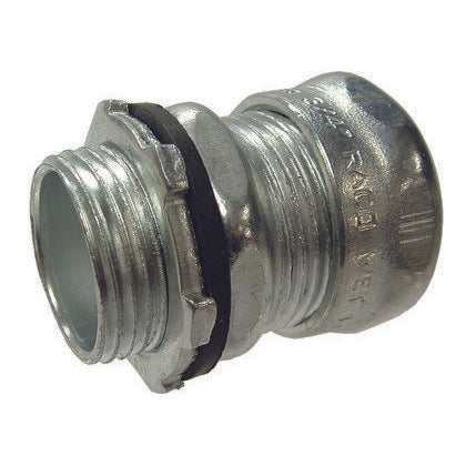 2908RT EMT Compression Connector, 2 inch, Raintight, Steel