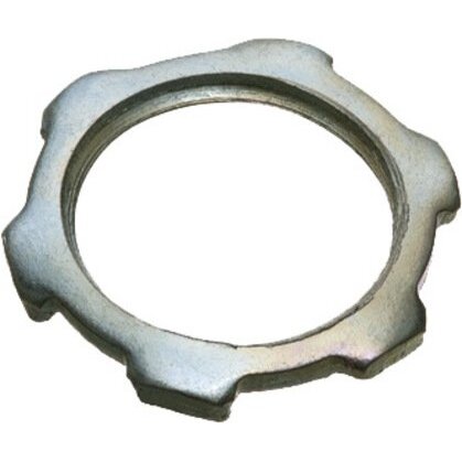 402 Conduit Locknut, 3/4", Steel/Zinc Plated