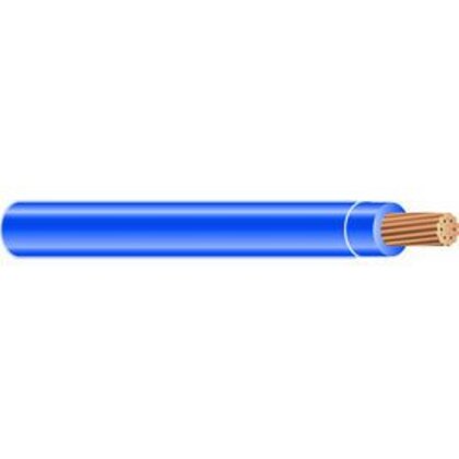 THHN6STRBLU-CUT 6 AWG THHN/THWN-2 Stranded Copper, Blue, Cut to Length
