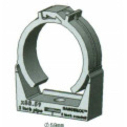 H88.32-LOK Conduit Hanger, Snap Style, 1", 1/2" Mounting Hole, Nylon