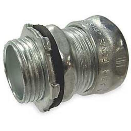 2906RT EMT Compression Connector, 1-1/2 inch, Raintight, Steel