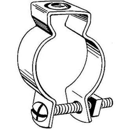 2053 Conduit Hanger with Bolt, 3/4", Steel