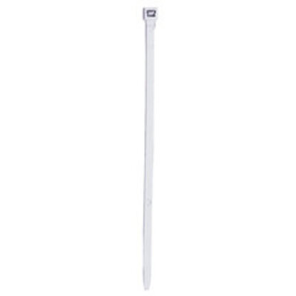 B-8-50-9-C Cable Tie, 8", 50lb, Natural, 100/Bag