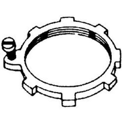 1248 Grounding Locknut, 2", Steel
