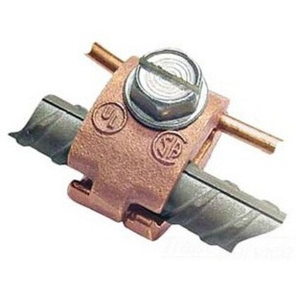 J31-DB Rebar Ground Clamp, 5/8", 6 to 2/0 AWG, Bronze