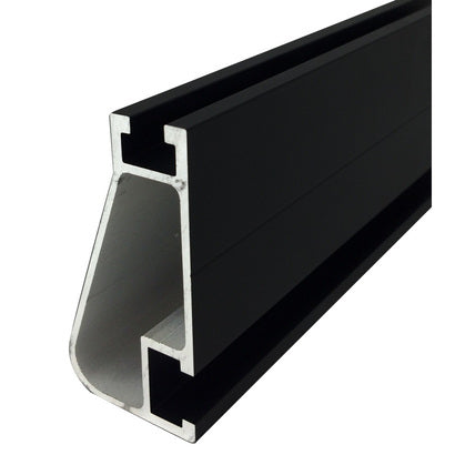XR-100-204B Mounting Rail, 17', Black