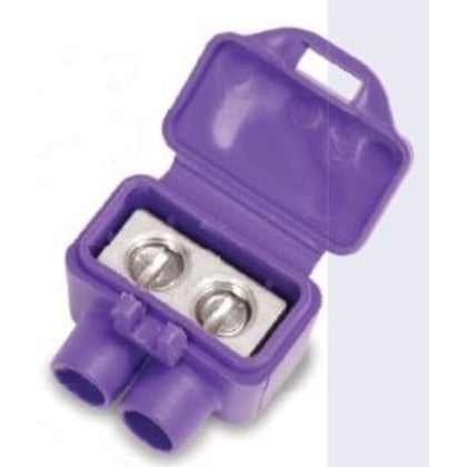 95025 2-Port Aluminum to Copper Lug, Insulated, 300V