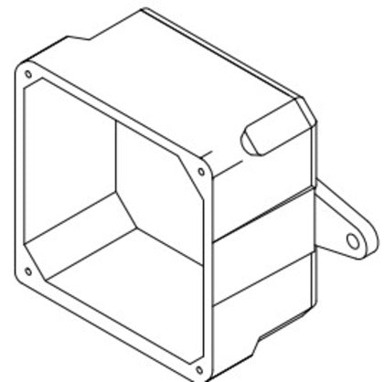 12X12X4-JCT-BOX-W/CVR Junction Box, NEMA 4X, Screw Cover, 12" x 12" x 4"