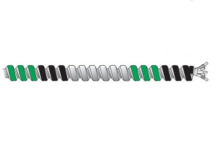 MCAL122SOLBRNGRYWG1000RL 12/2 w/Ground, MC, Aluminum Armor, Solid