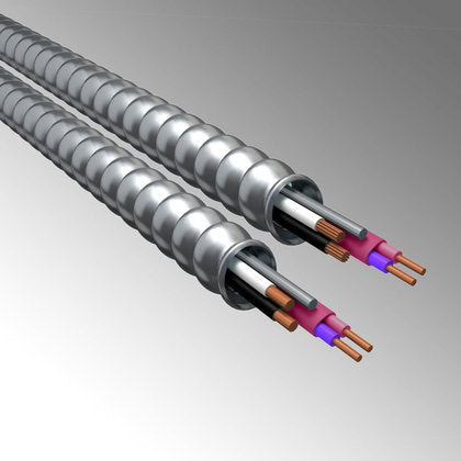 MCALPCS123SOL162WG250CL MC-PCS, 12/3, 16/2 SOL w/Ground, Aluminum Flex, 250'