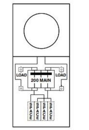 R281C1P6H 200A HEADPOST MTRD