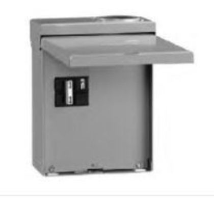 UG412RMW260 Spa Panel, 60A, 2P, GFCI, 1PH, Breaker, 4 Circuit, NEMA 3R