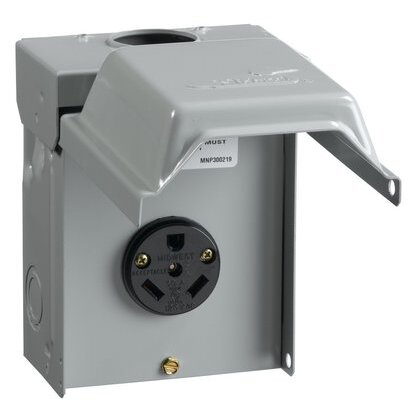 U013 Outdoor Power Outlet, Temporary, 30A, 1P, 120VAC, NEMA 3R