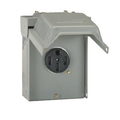 U054 Power Outlet Panel, Temporary, 50A, 120/240VAC, NEMA 3R