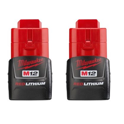 48-11-2411 M12™ Redlithium Compact Battery Two Pack