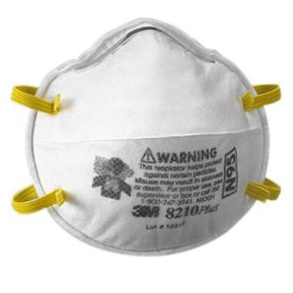 8210-RESPIRATOR-EA Particulate Respirator, N95/P95 Filter Class
