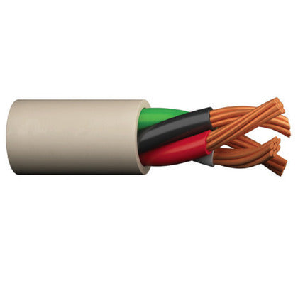 E3052S.30.86 Multi-Conductor Cable, 14 AWG, 2 Conductor, Plenum, Unshielded, Ivory, 1000'