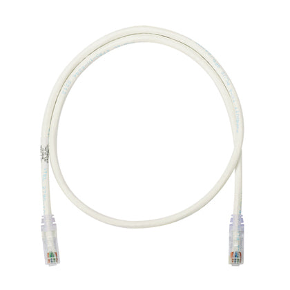 NK6PC5Y Category 6 Patch Cord, Tangle-Free Latch, Off-White, 5' Length