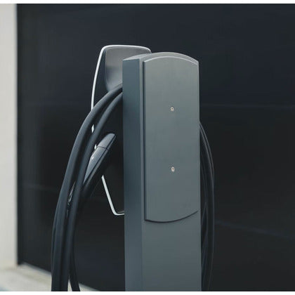 1508484-00-B Wall Connector Pedestal, Aluminum, Gray