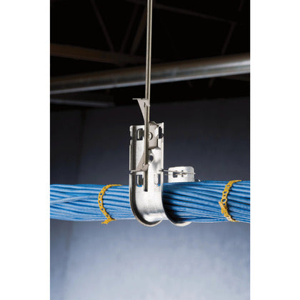 CAT16HP4Z34 Cat HP 1" J-hook with multi-function clip 1/4" rod, #12–#8 wire
