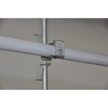 4Z3416M Snap Close Conduit to Rod/Wire Clip, 1" EMT, 1.18"–1.38" OD, 1/4" Rod, #12 Wire