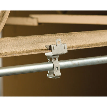 6M58 EM-M Conduit/Pipe to Flange Clip, Spring St. 14-2 to 12-3 MC/AC, 5/16"–1/2" Fl.