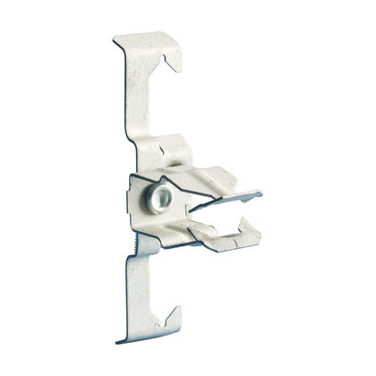 4Z3412P Push In Conduit to Rod/Wire Clip, 3/4" EMT, 1/2" Rigid, 1/4" Rod, #12 Wire, 1/8"–3/8" Flange