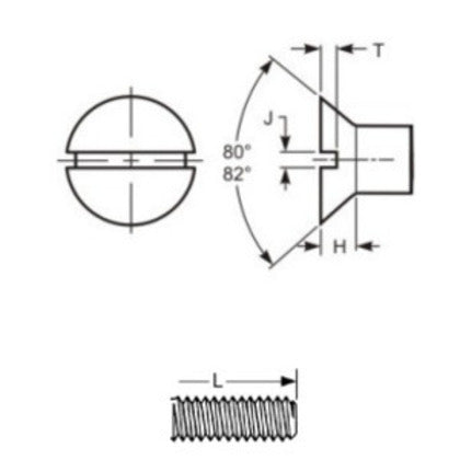 FM632112 #6-32 x 1-1/2" Machine Screw, Zinc Plated Steel