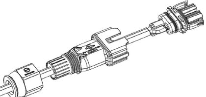 Q-CONN-10M Field Wireable Male Q Connector