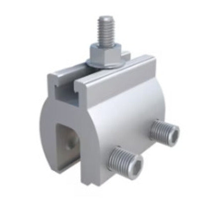 QM-LYNX-SS-M1 Lynx Standing Seam Metal Clamp, Adjustable, Aluminum/Stainless Steel