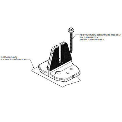 QM-HUG-01-M1 Roof Mount, Solar, MILL