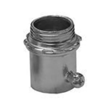 4100ST EMT Set Screw Connector, 1", Insulated, Steel/ZInc