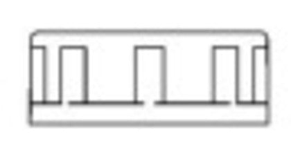 1406 Conduit Bushing, 1-1/2", Threaded, Impact Resistant, Polypropylene
