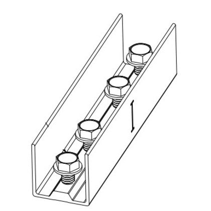 RLSPLCM2-US NXT UMOUNT RAIL SPLICE