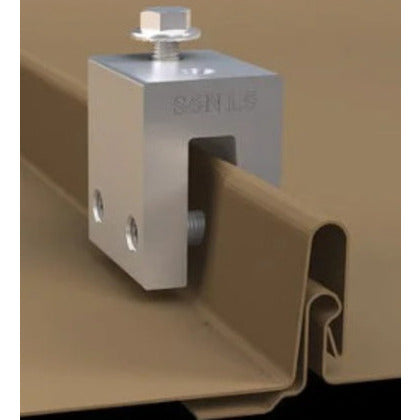 S-5-N-1.5 Roof Clamp, Standing Seam Type, 1/2" Diameter