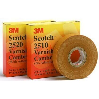 2520-3/4X60FT Varnished Cambric Tape, Adhesive, 3/4" x 60'
