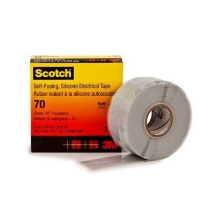 70-1X30FT Self-Fusing Silicone Rubber Tape, 1" x 30'