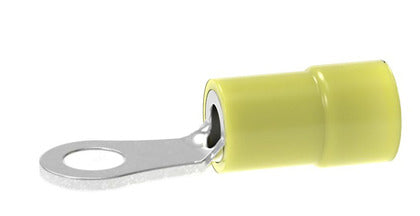 EV10-14RB-Q Ring Terminal, Vinyl Insulated, 12 to 10 AWG, 1/4" Stud