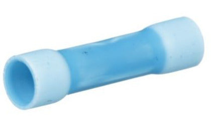 ESV14BX-L Butt Connector, Vinyl Insulated, 16 - 14 AWG, Blue, Pack of 50