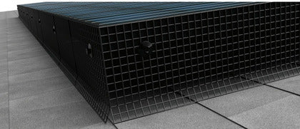 232-04077 Array Edge Screen, 6", Blk