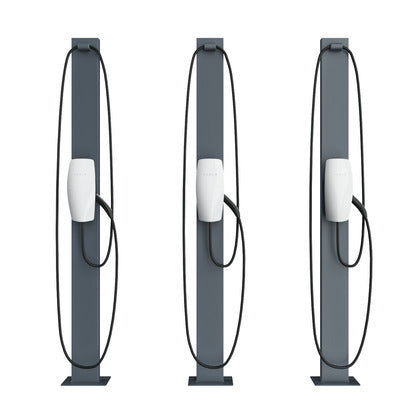 1508484-00-C Tall Pedestal For Universal Wall Connector, (2) Top Cord Holders Included