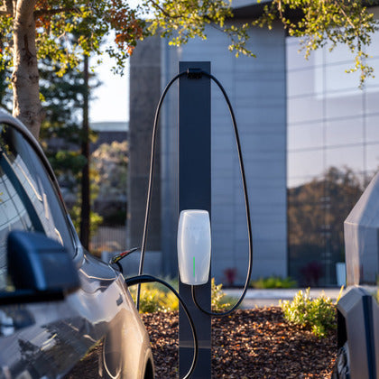 1508484-00-C Tall Pedestal For Universal Wall Connector, (2) Top Cord Holders Included