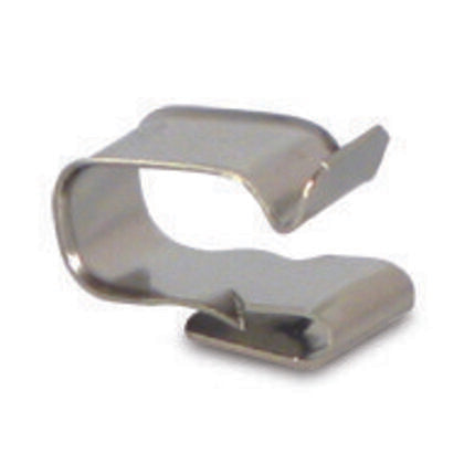 008004S Wire Management Clips, SS, 2-Wire