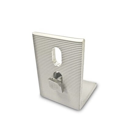 304001C Serrated L-Foot, Clr